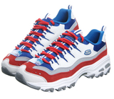 韩国专柜正品代购 skecher斯凯奇2015新款红白蓝配色男女运动跑鞋