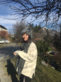 韩国代购2015秋冬装新款韩版女款宽松女毛衣套头中长款羊绒针织衫