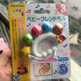 日本代购Pinocchio面包超人宝宝手摇铃星星玩具