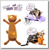 台湾Amy Carol短毛绒猫人形猫偶玩具 猫玩具 猫咪玩具