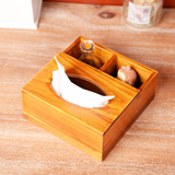 实木家居纸巾盒创意笔筒纸巾抽纸盒桌面首饰杂物盒创意办公用品