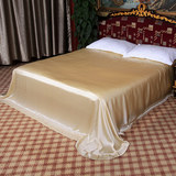 杭州丝婷家纺 纯色100桑蚕丝真丝床单单件 正品丝绸裸睡床上用品