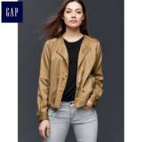领券更优惠 Gap女装 柔软舒适时尚肩扣装饰短款夹克199589