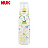 德国进口NUK宝宝标准口径彩色奶瓶新生儿PP硅胶仿真婴儿奶瓶
