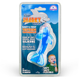 美国Baby Sharky Brush 婴儿训练牙胶牙刷二合一鲨鱼款