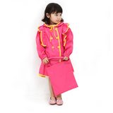 斌尼丫女童宝宝时尚韩版儿童雨衣批发童装雨披直供出口PVC雨衣