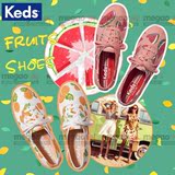 新品keds帆布鞋女鞋低帮显瘦泰勒帆布鞋缤纷水果系列女鞋休闲鞋