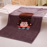 通纯棉毛绒空调被夏凉被儿童学生被子抱枕两用可折叠加厚靠垫被卡