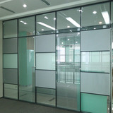 办公室高隔断铝合金屏风隔断墙单双层玻璃隔音墙