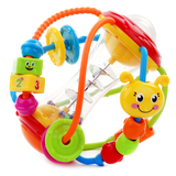 婴儿玩具3-6-12个月汇乐正品手抓球宝宝摇铃早教益智健儿球玩具球