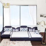鼎高家具小户型客厅布艺沙发组合现代简约多功能可拆洗两用沙发床