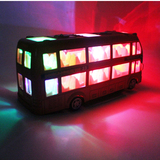 儿童玩具车双层巴士车电动公共汽车公交车大客车大巴车模灯光音乐