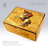 包邮【TANG】唐 古典香柏木钢琴漆 木制雪茄保湿盒 保湿盒雪茄盒