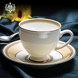 CLICCASA春日暖阳 欧式咖啡杯套装 骨瓷简约创意英式下午茶红茶杯