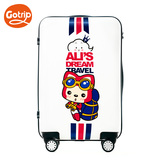 GOTRIP旅行箱阿狸法国旅行箱ABS+PC学生卡通拉杆箱20/24英寸行李