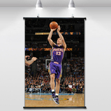 太阳时期NBA纳什投篮实拍高清巨星装饰卧室篮球海报有框无框挂画