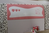 喜洋洋粉色卡通儿童床头烤漆双人1.5米1.2米床头床头板厂家直销
