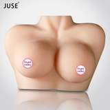 3D仿真乳房大咪咪球全实体硅胶真人女性比例男用自慰器成人性用品