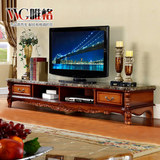 VVG 欧式电视柜 大理石面法式实木客厅地柜 美式电视柜影视柜