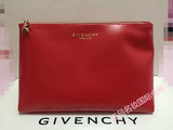 上海专柜赠品 Givenchy/纪梵希2016金色五角星大红色大容量化妆包