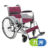鱼跃老年轮椅H033 轻便铝合金残疾人轮椅车 老人代步车可折叠