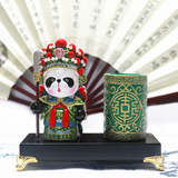 中国风笔筒 熊猫出国礼物京剧人物送老外小朋友传统特色学生礼品