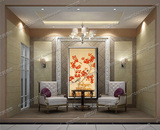 装饰画手绘东南亚风格 欧式中式油画客厅卧室玄走道挂画工笔油画