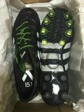 现货正品Adidas ACE 15.1  全黑袋鼠皮 顶级HG足球鞋  S82998