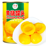 正品多国出口韩国黄桃罐头食品黄桃水果罐头整箱12罐4省包邮