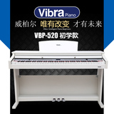 威柏尔520智能电钢琴 88键非重锤数码立式钢琴专业初学考级