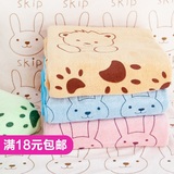 韩版卡通可爱小动物浴巾 柔软超细纤维吸水透气浴巾洗澡