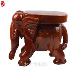 红木大象凳子 换鞋凳红木象凳 实木雕刻特大号象凳 风水招财
