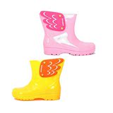 V韩国冬季保暖儿童雨鞋 防滑水鞋男女童小童时尚公主雨靴 宝宝套?
