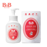 【天猫超市】韩国进口B&B/保宁婴儿奶瓶清洁剂泡沫型550ml+500ml
