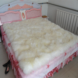 纯羊毛卧室床垫床褥子单双人澳洲羊皮床褥子床垫沙发地毯皮毛一体