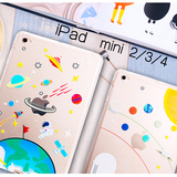 太空ipad mini4保护套mini2保护背壳苹果mini3包边硅胶软壳宇航员
