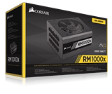 海盗船RM1000X台式机电脑1000W静音主机机箱电源支持link金牌认证