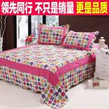 韩国外贸出口纯棉印花水洗绗缝床盖床单床垫夏凉被空调被特价包邮