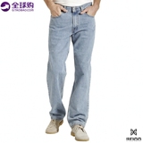 美国代购 李维斯Levi's 男士经典浅蓝宽松锥形裤筒牛仔裤550-4834