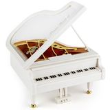 天空之城钢琴音乐盒 创意钢琴模型八音盒 送好友闺蜜小孩生日礼物