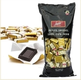 包邮瑞士原装进口狄妮诗72%纯黑巧克力Swiss Delice 1.3kg/1300g