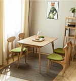 简约休闲椅北欧宜家白橡木电脑椅实木设计独特风格日式咖啡椅餐椅