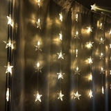 LED小星星彩灯串灯闪灯窗帘灯冰条灯家用橱窗客栈装饰品挂灯插电