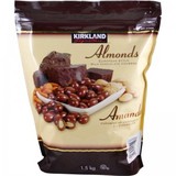 加拿大代购Kirkland almonds可兰杏仁坚果夹心巧克力豆1.5kg