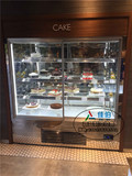 甜点冷藏柜1.2米前/后开门面包水果寿司展示柜立式风冷保鲜蛋糕柜