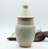 宋代建宁窑盖罐 古董古玩收藏杂项 老瓷器包老包真 高古瓷盖罐
