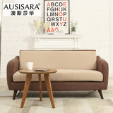 时尚简易布艺沙发 北欧单人双人三人组合沙发可拆洗小户型客厅椅