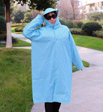 时尚日本韩国成人女雨披外贸女式轻便防水雨衣雨具波点长款防风男