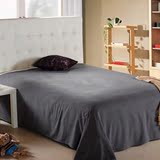0.9米深灰床单单件双人学生宿舍床单1.8米纯色黑色咖啡床罩单人床