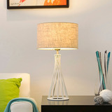 铁艺创意时尚个性LED台灯 现代简约办公室书房客厅卧室装饰台灯具